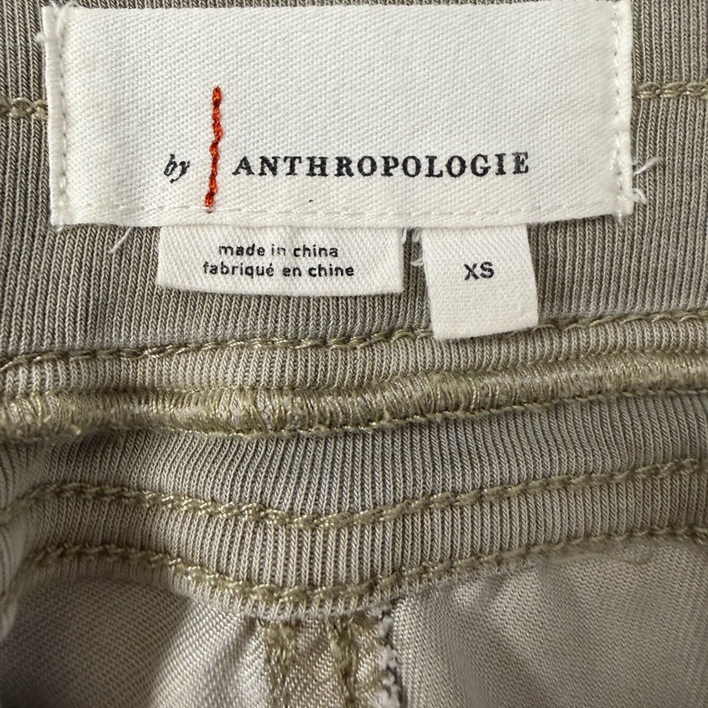 Anthropologie Gray Jogger Pants Drawstring Waist Relaxed Casual Chic XS - Picture 4 of 7